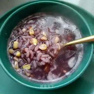 Purple corn congee