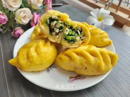 Pumpkin mustard tofu bag