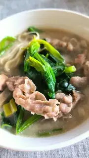 The lamb noodles