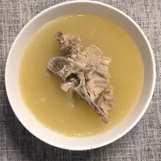 The party's yellow pork soup