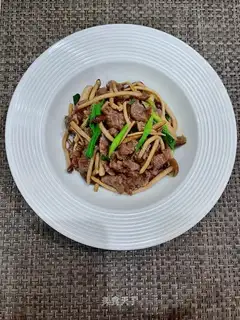 Tea mushroom roast beef