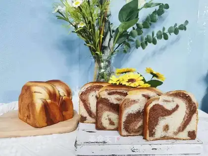 Coconut latte toast