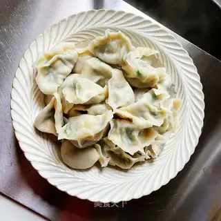 Three fresh dumplings