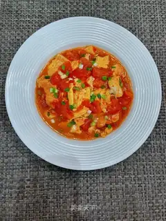Tomatoes, tofu