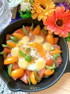 Roasted North African eggs