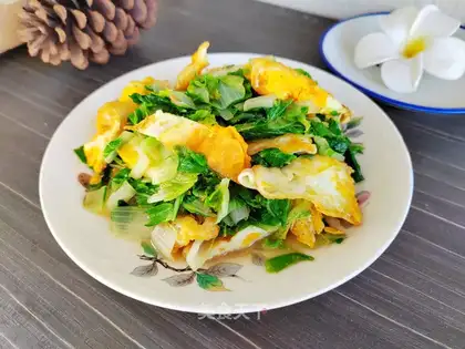 Fried omelet