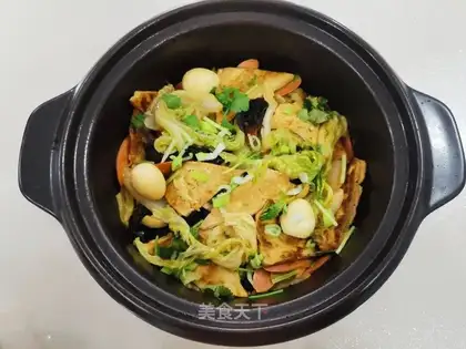 Cinnamon and bean curd
