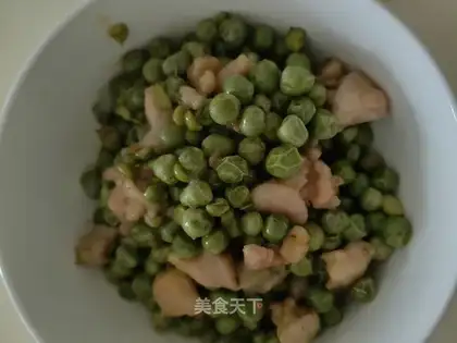Peas chicken
