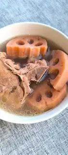 Lotus spinal soup