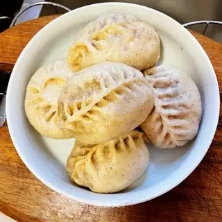 All-martara pink tofu buns