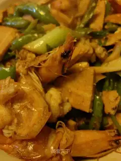 Pepper bean dry shrimp