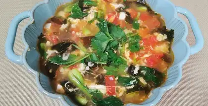 The dress and the omelet soup