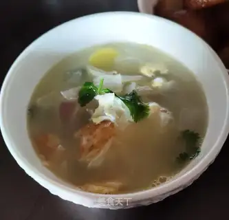 radish egg soup