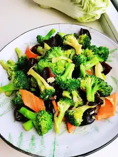 Wood and broccoli