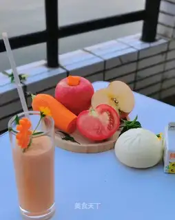 Tomato carrot apple milk