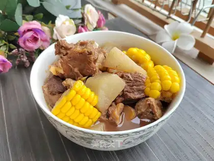 The corn radish duck