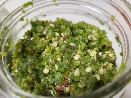 Homemade chili sauce