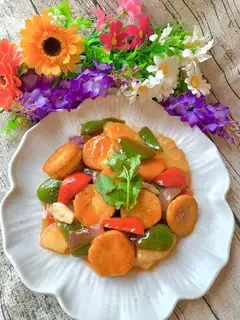 Gourd chicken