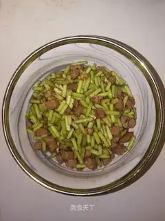 Garlic fried meat