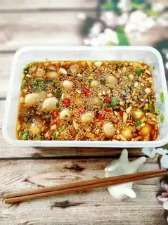 Soy quail eggs