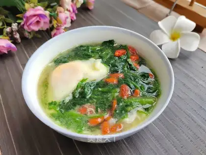 Pineapple egg soup