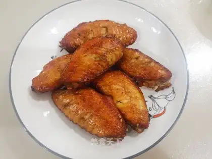Air fried chicken wings