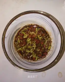 Ham and garlic
