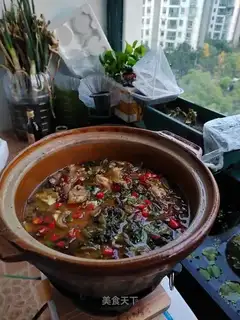 Sour sauce and tofu