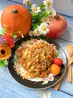Pumpkin's potato gravy
