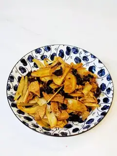 Lotus fried meat