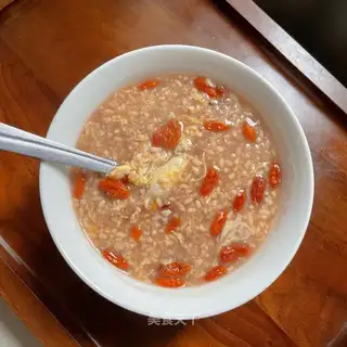Five red oatmeal