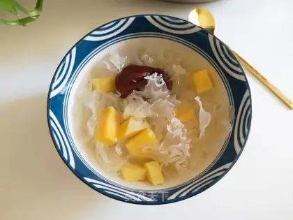 Silver-eared potato soup