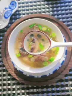 A mouthful of chicken soup