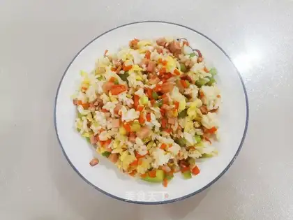 Ham and rice