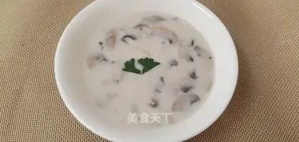 Butter mushroom soup