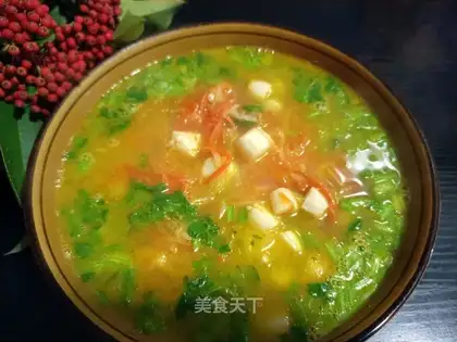 Double radish salve soup