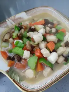 Carrot mushroom stew