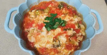 Potatoes and egg soup
