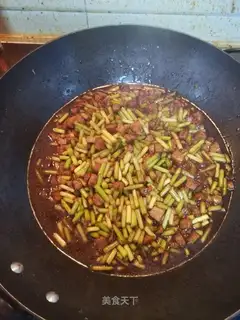 Garlic fried meat