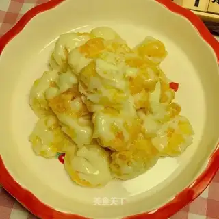 Mustard shrimp balls
