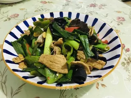Garlic fried meat