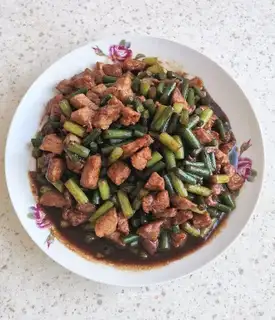 Garlic fried meat
