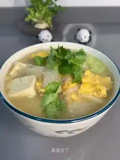 Bean tofu soup