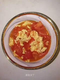 Tomato fried eggs