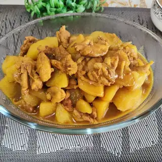 Curry potato chicken