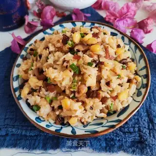 Frozen bacon rice