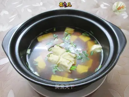 Tofu soup