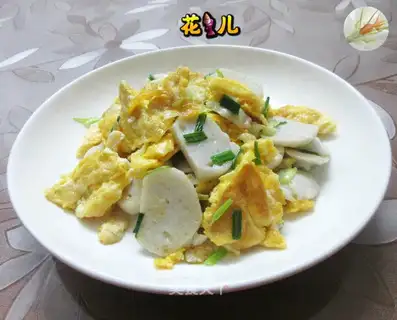 Fishball fried eggs