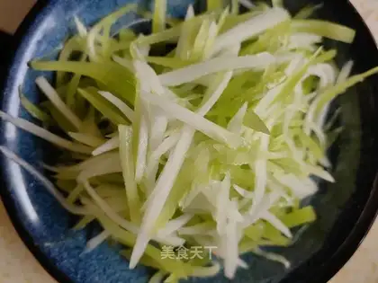 Salt pickled silk