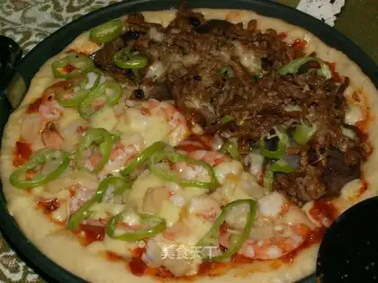 Land and Sea Double Pizza